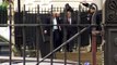 Boris Johnson departs Downing Street alongside Ukraine ambassador