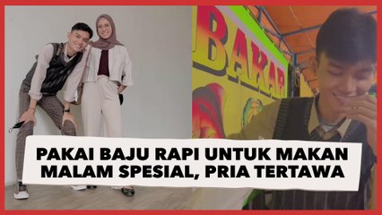 Sudah Pakai Baju Rapi untuk Makan Malam Spesial, Pria Ini Tertawa saat Sampai di Lokasi Pilihan Pasangan