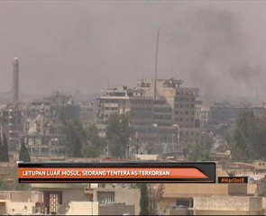 Letupan luar Mosul, seorang tentera AS terkorban
