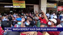 Puan Sidak Harga Pangan di Pasar Tambahrejo, Warga Berkerumun Rebutan Kaus dari Ketua DPR!