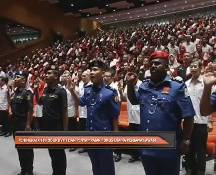 Peningkatan produktiviti dan penyampaian fokus utama penjawat awam