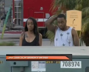 Lapan cedera dalam serangan di San Diego