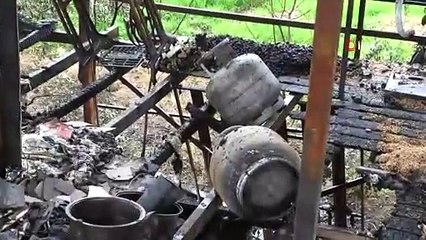 Yaşlı kadının korkunç sonu... Oğlunun fotoğrafı ve kuşları kurtarmak isterken yanarak öldü