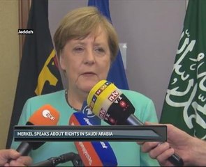 Merkel speaks on women's rights in Saudi Arabia