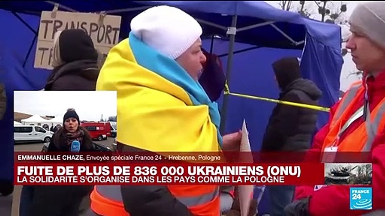Guerre en Ukraine : en Pologne, "il y a des Ukrainiens qui viennent se réfugier et d'autres qui partent se battre"
