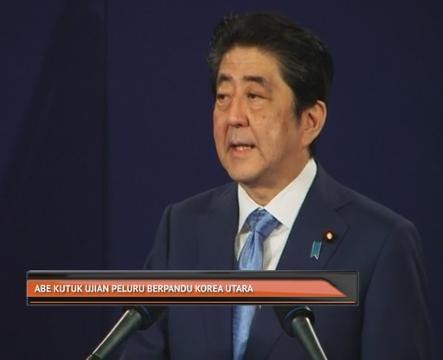 Abe kutuk ujian peluru berpandu Korea Utara