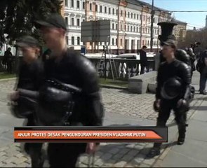 Anjur protes desak pengunduran Presiden Vladimir Putin