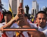 Larian Baton Bangkit Bersama KL 2017 di Indonesia tarik ribuan penyertaan