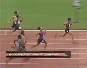 Khairul Hafiz Jantan hanya berpuas hati tempat kedua