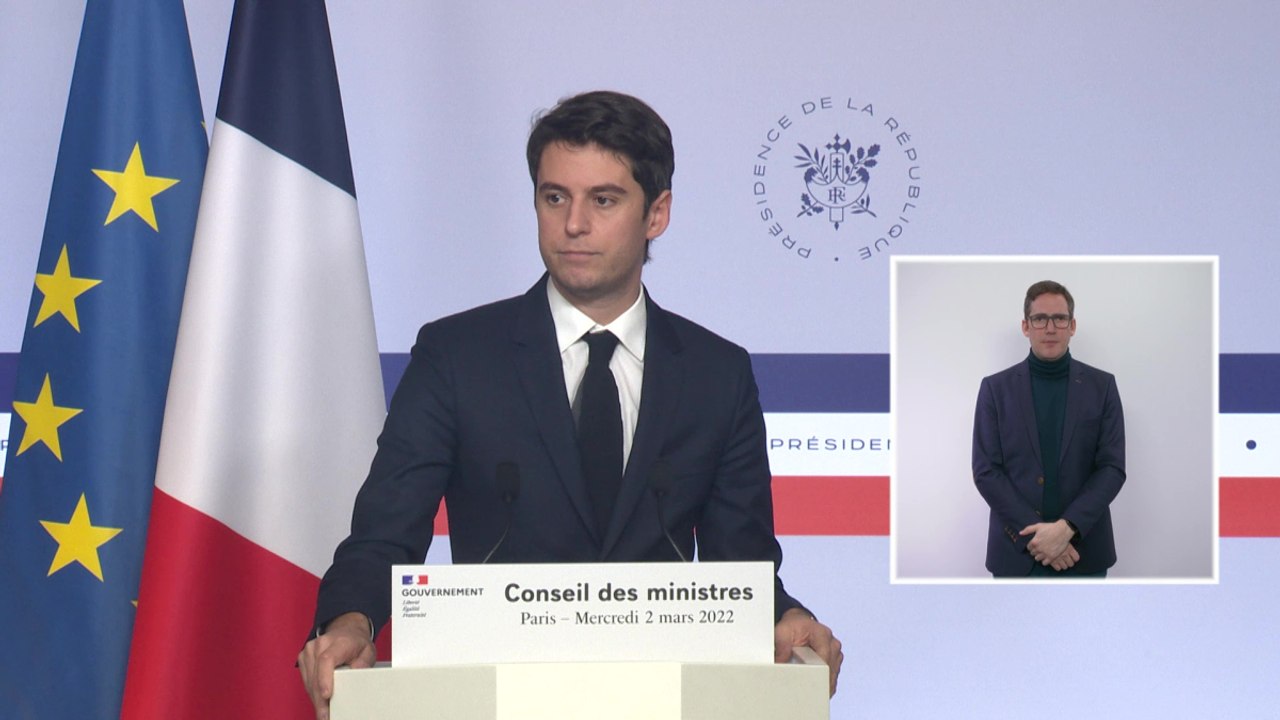 Compte rendu du Conseil des ministres du 2 mars 2022