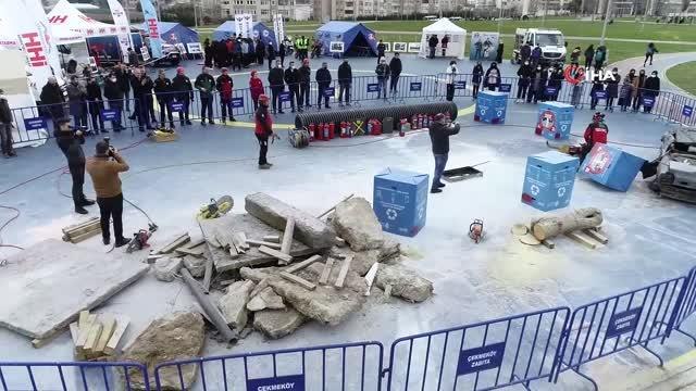 Çekmeköy'deki tatbikat gerçeğini aratmadı