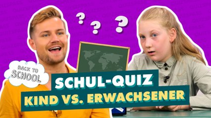 Erwachsener vs. Schulkind: Wer besteht den Test?