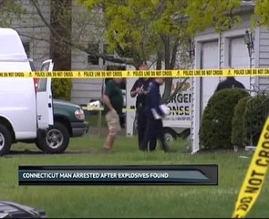 Connecticut man arrested after explosives found
