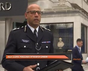 Enam suspek pengganas ditahan di London