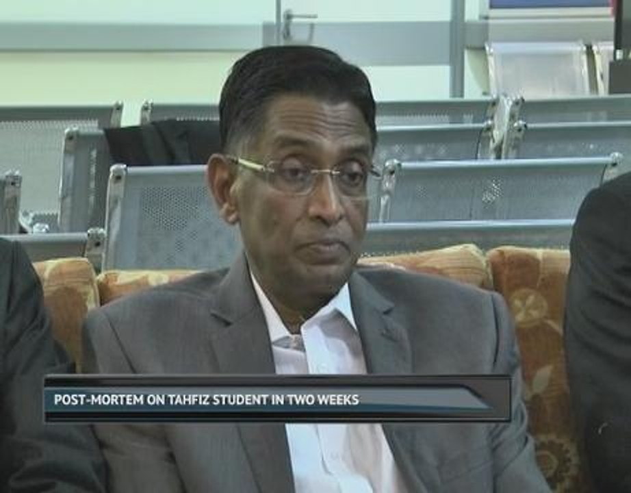 Post-mortem on tahfiz student in two weeks