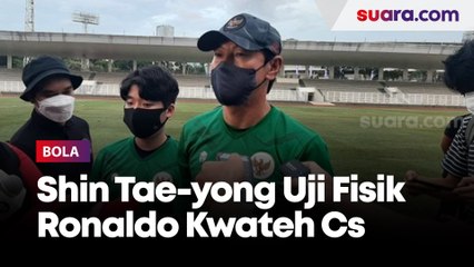 Latihan Timnas Indonesia U-19 Dimulai, Shin Tae-yong Uji Fisik Ronaldo Kwateh dan Kawan-kawan