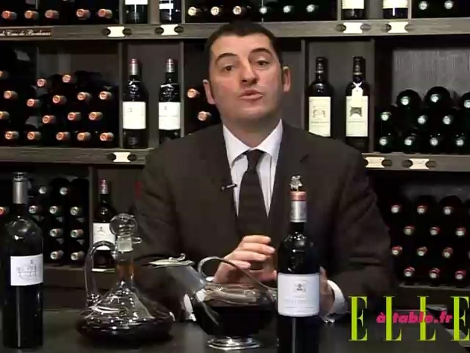Atelier vin : servir le vin