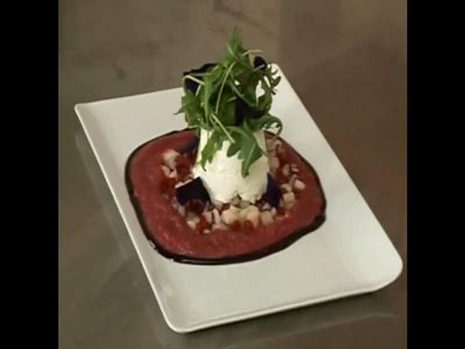 L'atelier des Chefs : faisselle fraîche et riviera de légumes croquants à la fleur de capucine