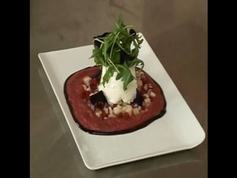 L'atelier des Chefs : faisselle fraîche et riviera de légumes croquants à la fleur de capucine