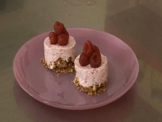 L'atelier des Chefs : le cheesecake cru aux framboises