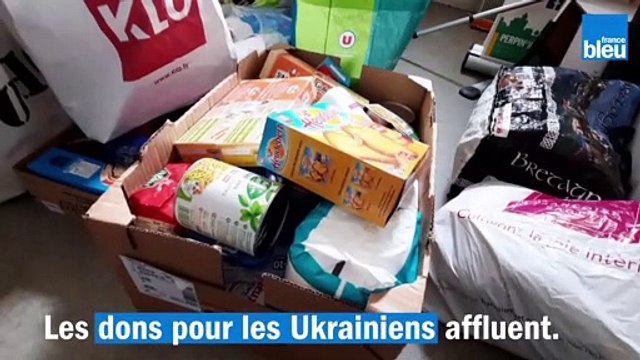 Les dons pour les Ukrainiens affluent dans les Pyrénées-Orientales
