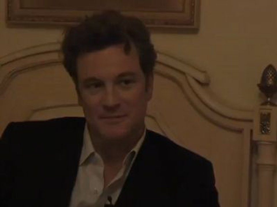 Interview : Colin Firth class !