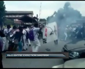 Police identified schools facing gangsterism