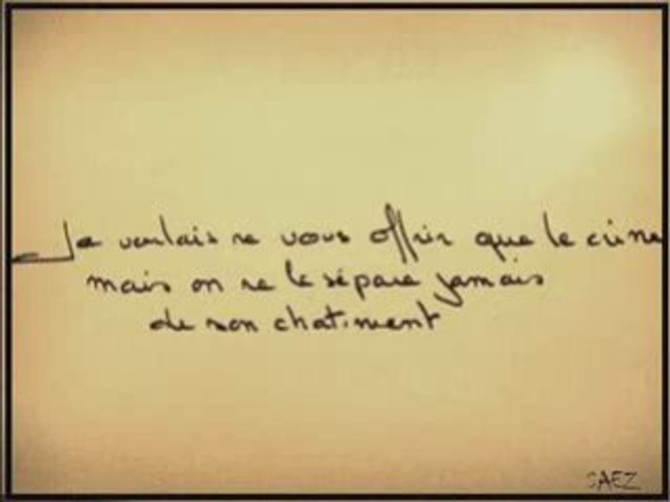 Damien Saez parle de l'Ecriture à la radio