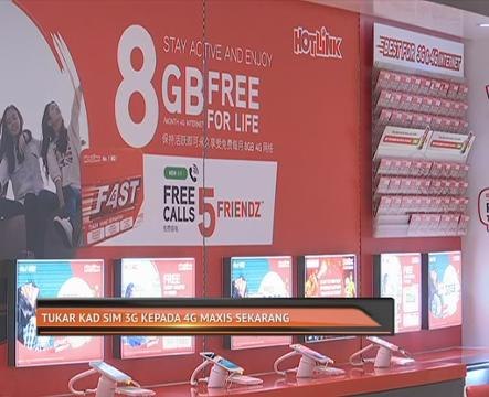 Tukar kad SIM 3G kepada 4G Maxis sekarang