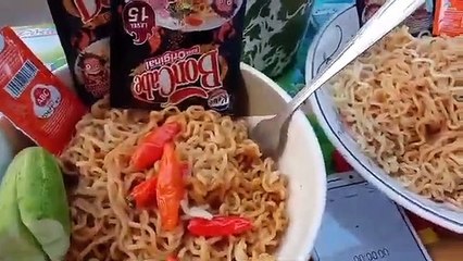 noodle eating challenge