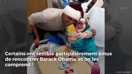 Barack Obama en Père Noël : sa visite inoubliable à des enfants