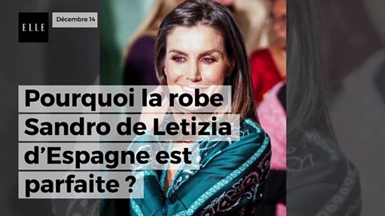 Letizia d’Espagne : pourquoi sa robe Sandro est...