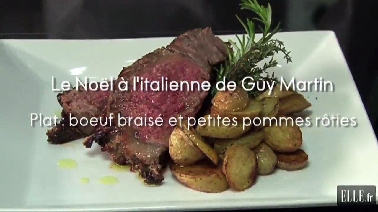 Réveillon à l’italienne - Boeuf braisé et petites pommes rôties