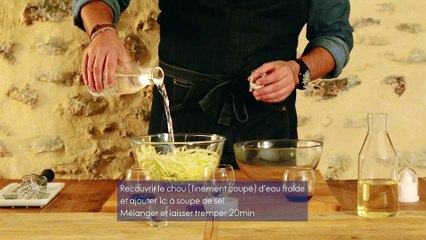 Salade de chou blanc à la japonaise