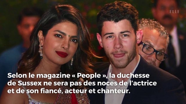 Meghan Markle : pourquoi elle va rater le mariage de Priyanka Chopra et Nick Jonas