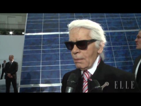 Karl Lagerfeld nous emmène dans les coulisses du défilé Chanel printemps-été 2013