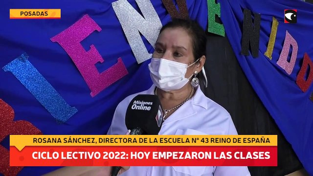Ciclo lectivo 2022 hoy empezaron las clases