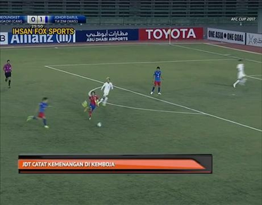 Johor Darul Takzim catat kemenangan di Kemboja