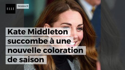 Kate Middleton succombe à une nouvelle coloration de saison