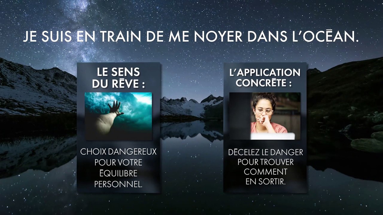 INTERPRÉTATION DES RÊVES : RÊVER DE SE NOYER