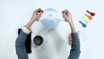 DIY déco : plâtre   ballon de baudruche = luminaire ultra tendance !