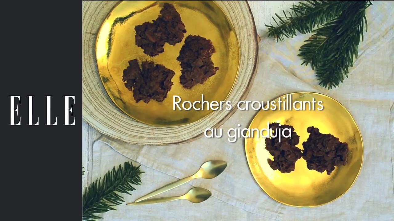 Rochers croustillants au gianduja