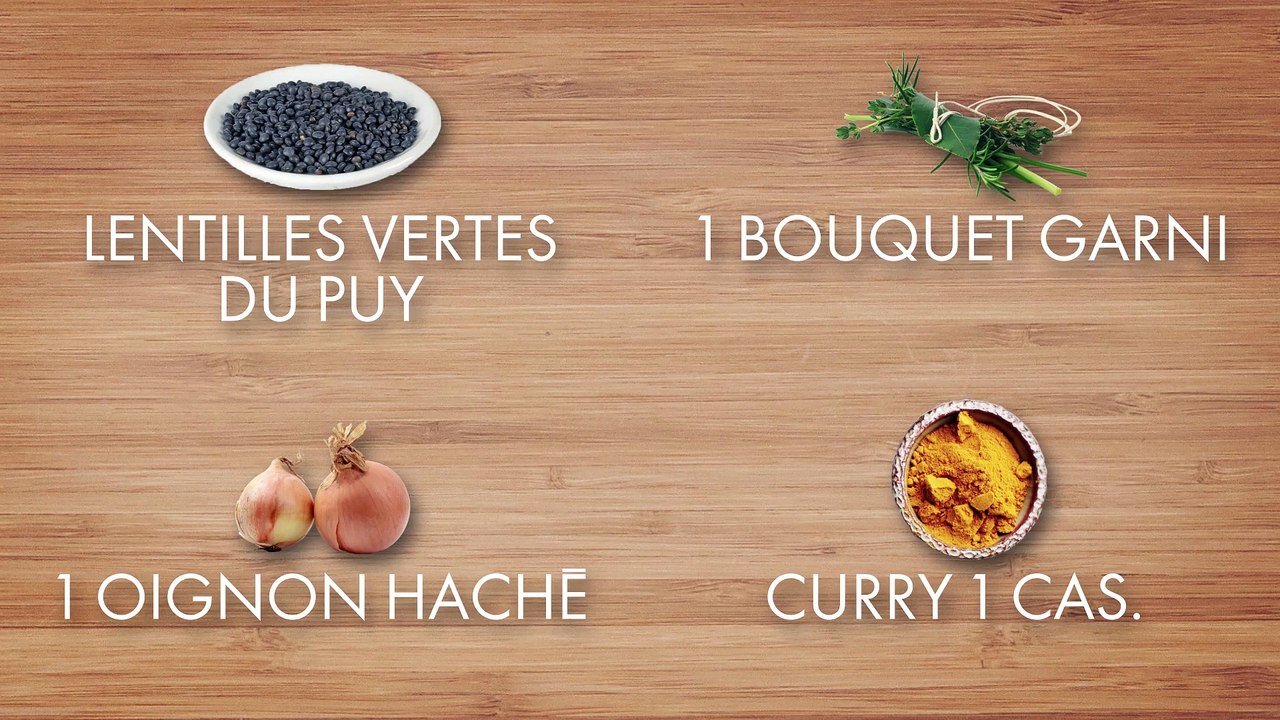 A TABLE : VELOUTE DE LENTILLES