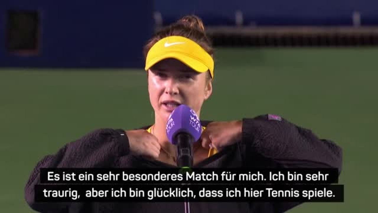 Svitolina: 'Bin auf einer Mission für Ukraine'