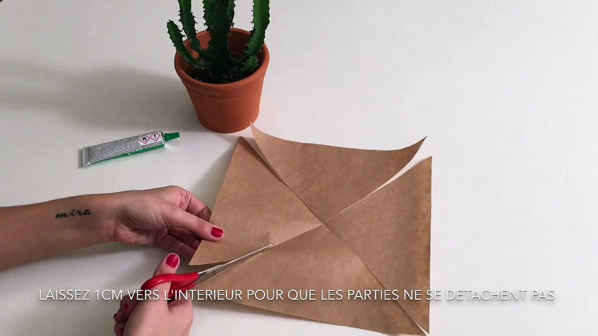 DIY : Comment faire un un nœud en papier - Vidéo Dailymotion