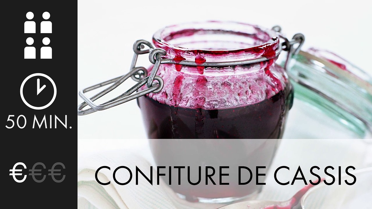 A TABLE : CONFITURE DE CASSIS