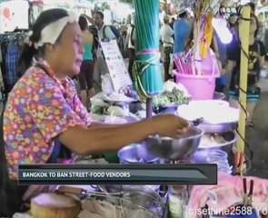 Bangkok to ban street-food vendors