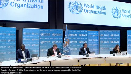 World Health Organisation (WHO) - Media briefing on Covid-19