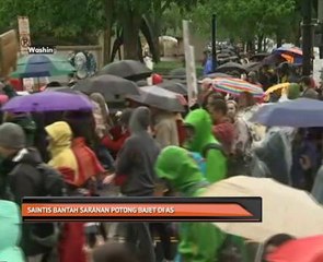 Saintis bantah saranan potong bajet di AS