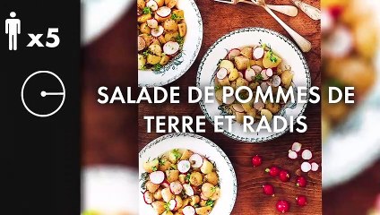 Salade de pommes de terre et radis